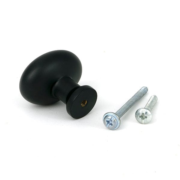 From The Anvil Cabinet Hardware Matt Black / Cabinet Knobs / 38mm Dia. From The Anvil - Matt Black Moore Cabinet Knob - 38mm