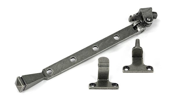 From The Anvil Window Furniture Pewter Patina / 10"/250mm From The Anvil - Pewter 10" Avon Stay (Steel Window)
