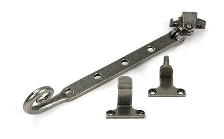 From The Anvil Window Furniture Pewter Patina / 10"/250mm From The Anvil - Pewter 10" Monkeytail Stay (Steel Window)