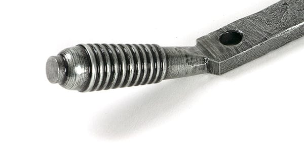 From The Anvil Window Furniture Pewter Patina / 10"/250mm From The Anvil - Pewter 10" Reeded Stay