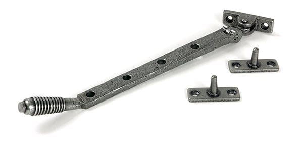 From The Anvil Window Furniture Pewter Patina / 10"/250mm From The Anvil - Pewter 10" Reeded Stay