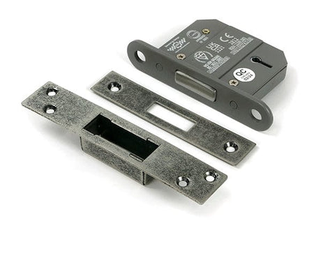 From The Anvil Locks & Latches Pewter Patina / 5 Lever Deadlocks / 2.5" / 65mm From The Anvil - Pewter 2.5" 5 Lever BS Dead Lock KA