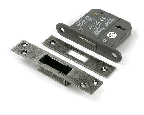 From The Anvil Locks & Latches Pewter Patina / 5 Lever Deadlocks / 3" / 76mm From The Anvil - Pewter 3" 5 Lever BS Dead Lock