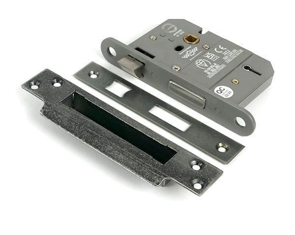 From The Anvil Locks & Latches Pewter Patina / 5 Lever Sashlocks / 3" / 76mm From The Anvil - Pewter 3" 5 Lever BS Sash Lock KA