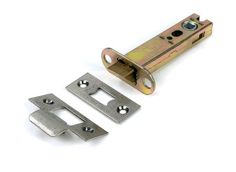 From The Anvil Locks & Latches Pewter Patina / Tubular Mortice Latch / 4" From The Anvil - Pewter 4" Heavy Duty Latch