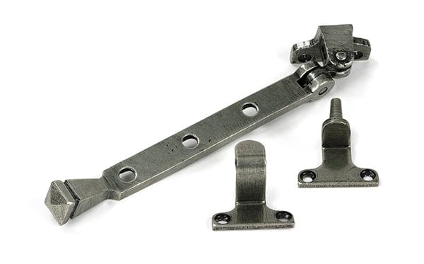 From The Anvil Window Furniture Pewter Patina / 8"/200mm From The Anvil - Pewter 8" Avon Stay (Steel Window)
