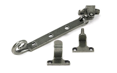 From The Anvil Window Furniture Pewter Patina / 8"/200mm From The Anvil - Pewter 8" Monkeytail Stay (Steel Window)