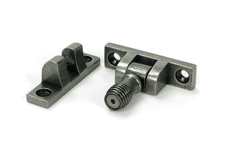 From The Anvil Window Furniture Pewter Patina / Sash Window Brighton Fasteners / Yes From The Anvil - Pewter Beehive Brighton Fastener - Narrow (Square)