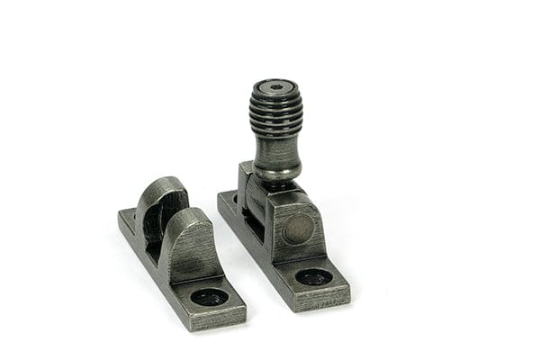 From The Anvil Window Furniture Pewter Patina / Sash Window Brighton Fasteners / Yes From The Anvil - Pewter Beehive Brighton Fastener - Narrow (Square)