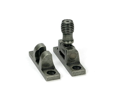 From The Anvil Window Furniture Pewter Patina / Sash Window Brighton Fasteners / Yes From The Anvil - Pewter Beehive Brighton Fastener - Narrow (Square)