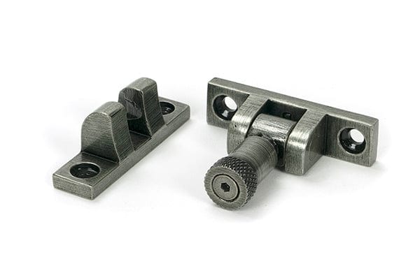 From The Anvil Window Furniture Pewter Patina / Sash Window Brighton Fasteners / Yes From The Anvil - Pewter Brompton Brighton Fastener - Narrow (Square)