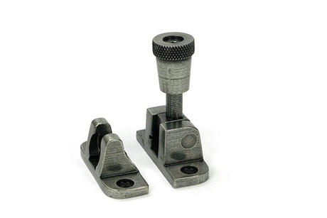 From The Anvil Window Furniture Pewter Patina / Sash Window Brighton Fasteners / Yes From The Anvil - Pewter Brompton Brighton Fastener (Radiused)