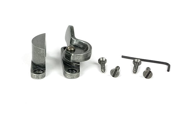 From The Anvil Window Furniture Pewter Patina / Sash Window Fitch Fasteners / Yes From The Anvil - Pewter Fitch Fastener