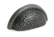 From The Anvil Cabinet Hardware Pewter Patina / Cabinet Cup Pulls From The Anvil - Pewter Hammered Regency Drawer Pull