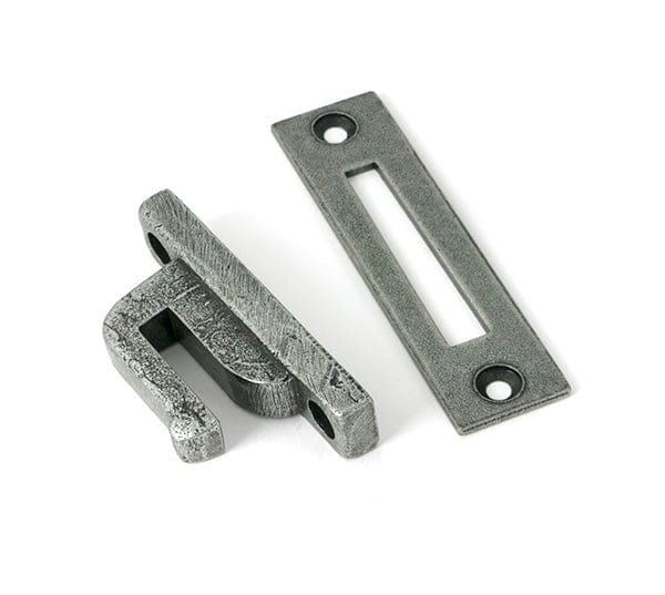 From The Anvil Window Furniture Pewter Patina / Yes / Mortice & Hook Place From The Anvil - Pewter Locking Newbury Fastener