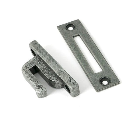 From The Anvil Window Furniture Pewter Patina / Yes / Mortice & Hook Place From The Anvil - Pewter Locking Newbury Fastener