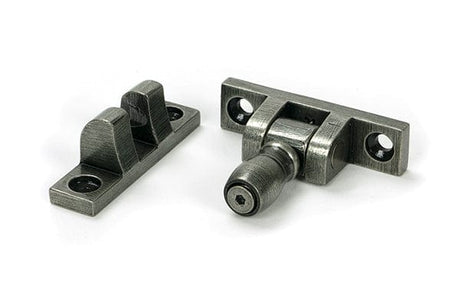 From The Anvil Window Furniture Pewter Patina / Sash Window Brighton Fasteners / Yes From The Anvil - Pewter Mushroom Brighton Fastener - Narrow (Square)