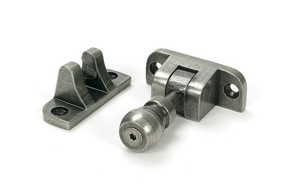 From The Anvil Window Furniture Pewter Patina / Sash Window Brighton Fasteners / Yes From The Anvil - Pewter Mushroom Brighton Fastener (Radiused)