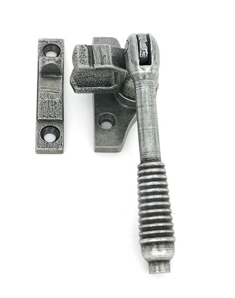 From The Anvil Window Furniture Pewter Patina / Yes / Night Vent From The Anvil - Pewter Night-Vent Locking Reeded Fastener (Steel Window)