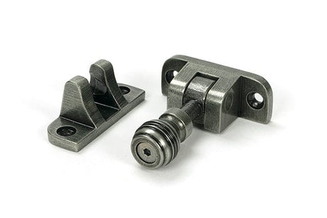 From The Anvil Window Furniture Pewter Patina / Sash Window Brighton Fasteners / Yes From The Anvil - Pewter Prestbury Brighton Fastener (Radiused)