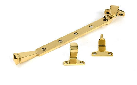 From The Anvil Window Furniture Polished Brass / 10"/250mm From The Anvil - Polished Brass 10" Avon Stay (Steel Window)