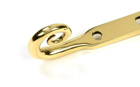 From The Anvil Window Furniture Polished Brass / 10"/250mm From The Anvil - Polished Brass 10" Monkeytail Stay (Steel Window)