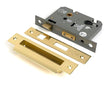 From The Anvil Locks & Latches Polished Brass / DIN Euro Sash Lock / 3" / 76mm From The Anvil - Polished Brass 3" Euro Profile Sash Lock