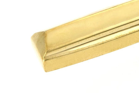 From The Anvil Window Furniture Polished Brass / Yes / Mortice & Hook Place From The Anvil - Polished Brass Locking Art Deco Fastener - LH