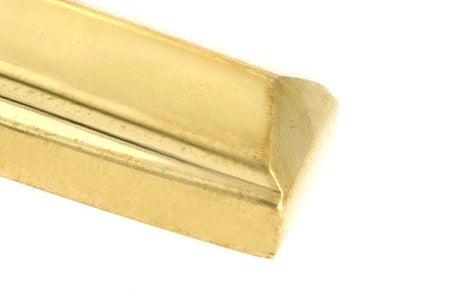 From The Anvil Window Furniture Polished Brass / Yes / Mortice & Hook Place From The Anvil - Polished Brass Locking Art Deco Fastener - RH