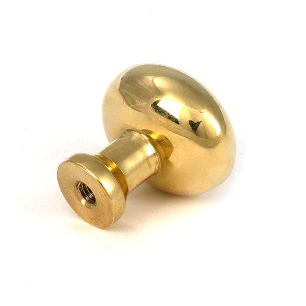 From The Anvil Cabinet Hardware Polished Brass / Cabinet Knobs / 25mm Dia. From The Anvil - Polished Brass Moore Cabinet Knob - 25mm