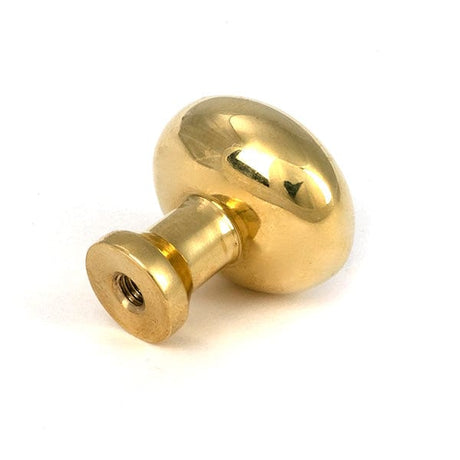 From The Anvil Cabinet Hardware Polished Brass / Cabinet Knobs / 25mm Dia. From The Anvil - Polished Brass Moore Cabinet Knob - 25mm