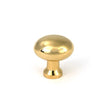 From The Anvil Cabinet Hardware Polished Brass / Cabinet Knobs / 25mm Dia. From The Anvil - Polished Brass Moore Cabinet Knob - 25mm