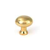 From The Anvil Cabinet Hardware Polished Brass / Cabinet Knobs / 25mm Dia. From The Anvil - Polished Brass Moore Cabinet Knob - 25mm