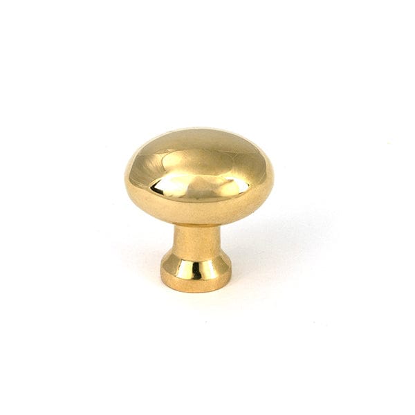 From The Anvil Cabinet Hardware Polished Brass / Cabinet Knobs / 25mm Dia. From The Anvil - Polished Brass Moore Cabinet Knob - 25mm