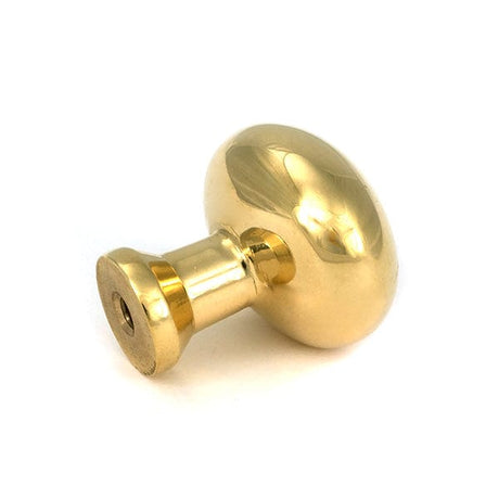 From The Anvil Cabinet Hardware Polished Brass / Cabinet Knobs / 32mm Dia. From The Anvil - Polished Brass Moore Cabinet Knob - 32mm