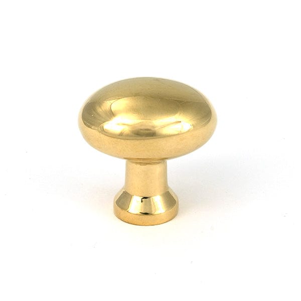 From The Anvil Cabinet Hardware Polished Brass / Cabinet Knobs / 32mm Dia. From The Anvil - Polished Brass Moore Cabinet Knob - 32mm