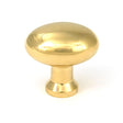 From The Anvil Cabinet Hardware Polished Brass / Cabinet Knobs / 38mm Dia. From The Anvil - Polished Brass Moore Cabinet Knob - 38mm