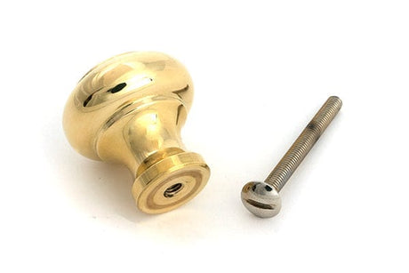 From The Anvil Cabinet Hardware Polished Brass / Cabinet Knobs / Small From The Anvil - Polished Brass Regency Cabinet Knob - Small