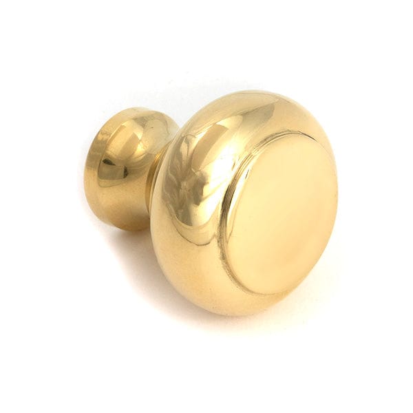 From The Anvil Cabinet Hardware Polished Brass / Cabinet Knobs / Small From The Anvil - Polished Brass Regency Cabinet Knob - Small