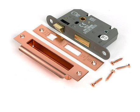 From The Anvil Locks & Latches Polished Bronze / Bathroom Lock / 2.5" / 65mm From The Anvil - Polished Bronze 2.5" Heavy Duty Bathroom Mortice Lock