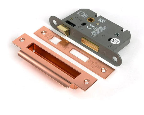 From The Anvil Locks & Latches Polished Bronze / Bathroom Lock / 2.5" / 65mm From The Anvil - Polished Bronze 2.5" Heavy Duty Bathroom Mortice Lock