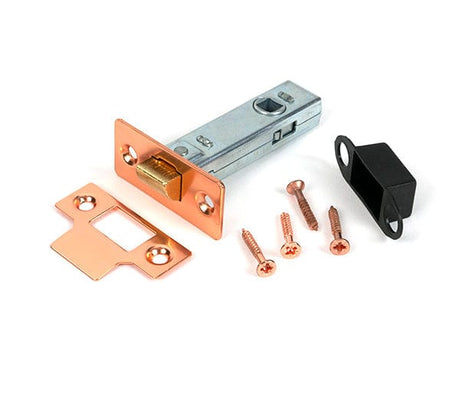 From The Anvil Locks & Latches Polished Bronze / Tubular Mortice Latch / 3" From The Anvil - Polished Bronze 3" Tubular Mortice Latch