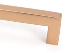From The Anvil Cabinet Hardware Polished Bronze / Cabinet Pull Handles / Large From The Anvil - Polished Bronze Albers Pull Handle - Large