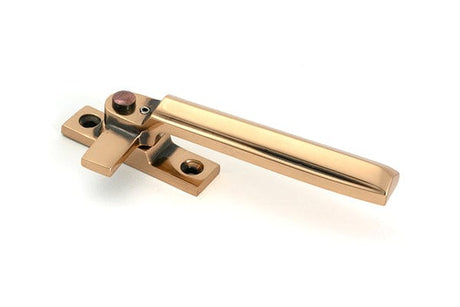 From The Anvil Window Furniture Polished Bronze / Yes / Mortice & Hook Place From The Anvil - Polished Bronze Locking Art Deco Fastener - RH