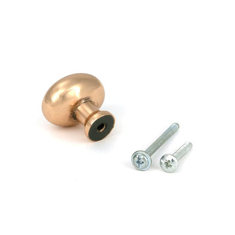 From The Anvil Cabinet Hardware Polished Bronze / Cabinet Knobs / 32mm Dia. From The Anvil - Polished Bronze Moore Cabinet Knob - 32mm