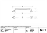 From The Anvil Cabinet Hardware Polished Bronze / Cabinet Pull Handles / Medium From The Anvil - Polished Bronze Moore Pull Handle - Medium