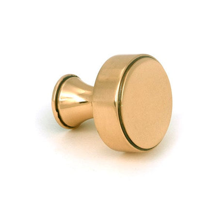 From The Anvil Cabinet Hardware Polished Bronze / Cabinet Knobs / 25mm Dia. From The Anvil - Polished Bronze Scully Cabinet Knob - 25mm