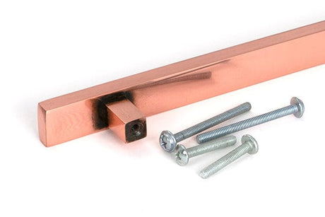 From The Anvil Cabinet Hardware Polished Bronze / Cabinet Pull Handles / Small From The Anvil - Polished Bronze Scully Pull Handle - Small