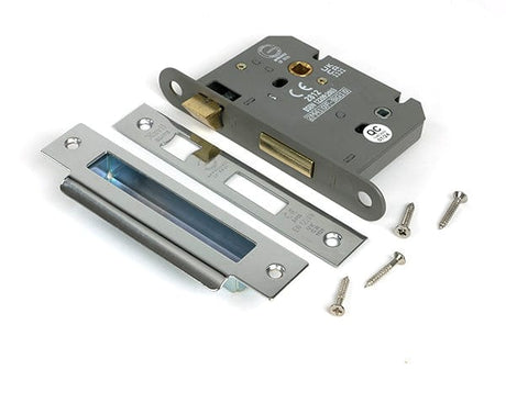 From The Anvil Locks & Latches Polished Chrome / Bathroom Lock / 3" / 76mm From The Anvil - Polished Chrome 3" Heavy Duty Bathroom Mortice Lock