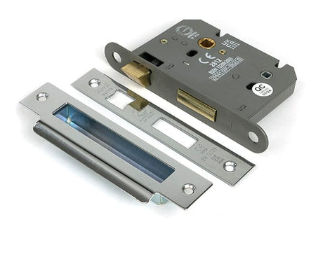 From The Anvil Locks & Latches Polished Chrome / Bathroom Lock / 3" / 76mm From The Anvil - Polished Chrome 3" Heavy Duty Bathroom Mortice Lock